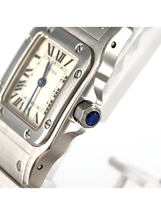Cartier Santos Galbe SM SS Quartz Watch main image 7